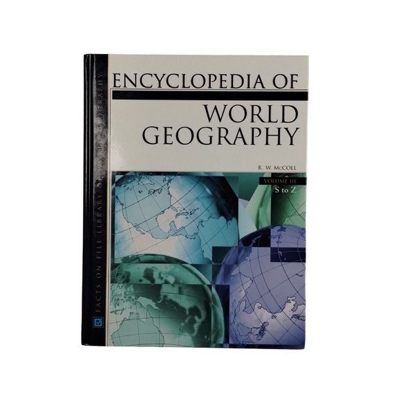 Encyclopedia of World Geography R.W. McColl Full 3 Volume Set Hardcover Books - Picture 4 of 6
